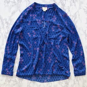 Anthropologie Maeve wrap blouse